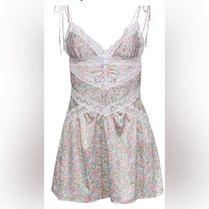 For Love and Lemons X Victorias Secret Farrah Slip Dress